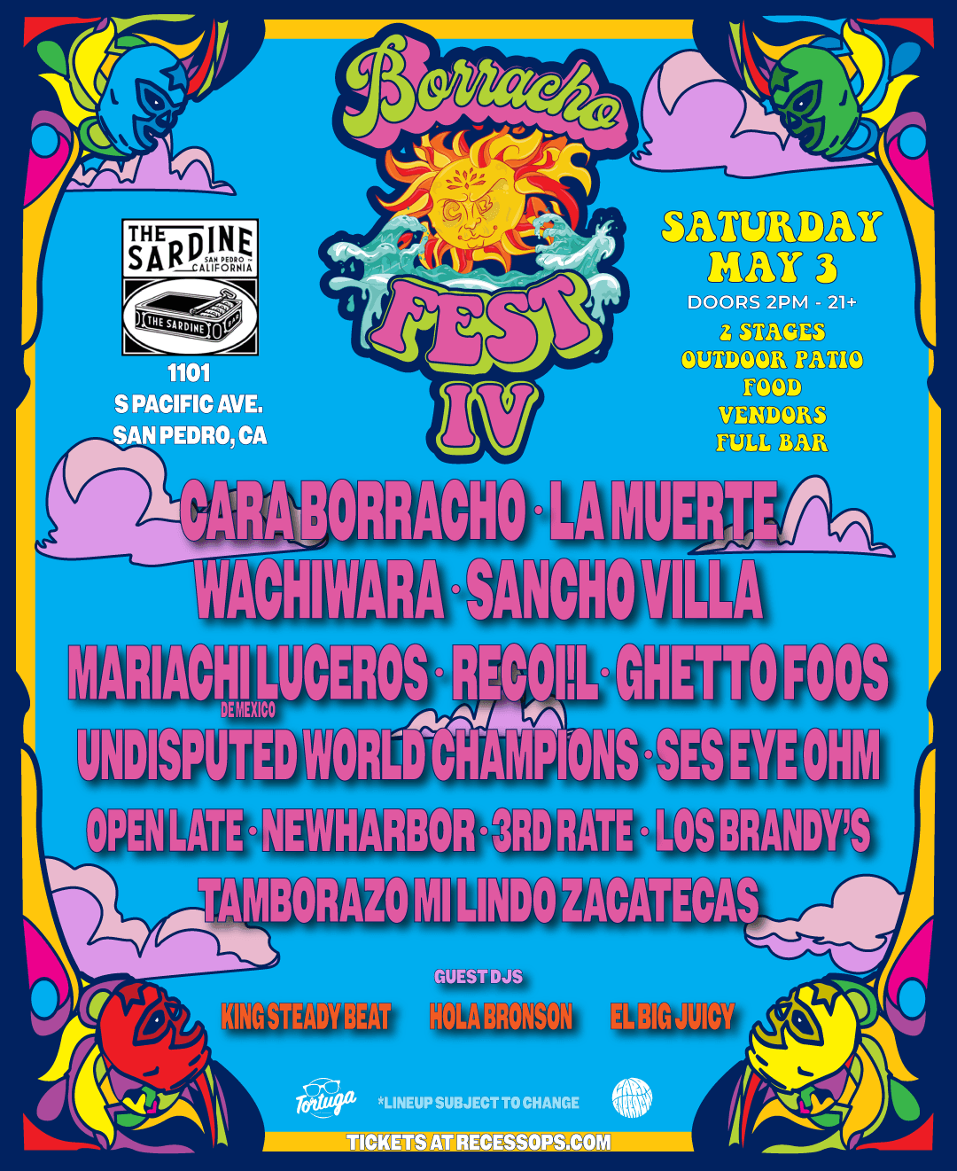 Borracho Fest - Lineup